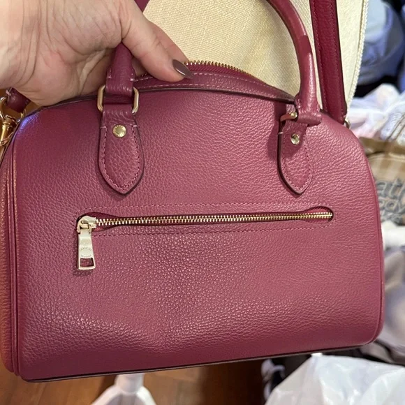 Coach limited edition pink Rowan Satchel - Picture 5 of 8